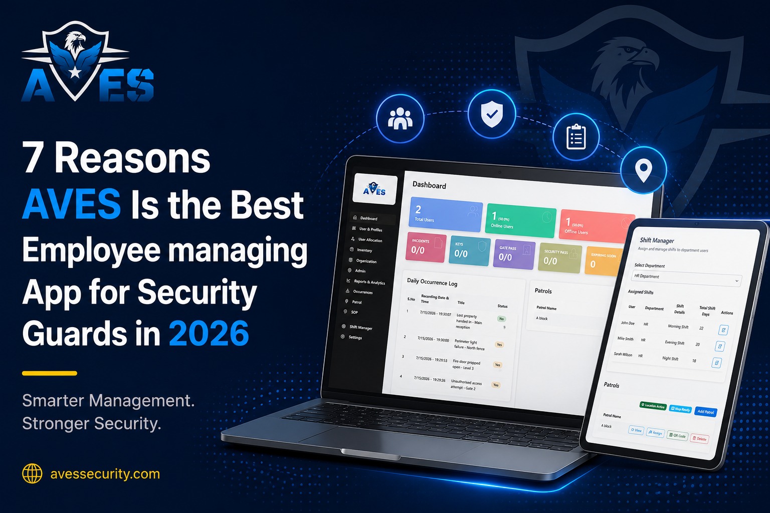 “7 Reasons AVES Is the Best Employee managing App for Security Guards in 2026”