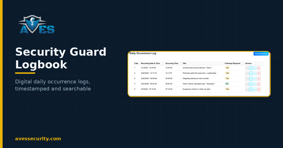 Security Guard Logbook: Why Digital Beats Paper