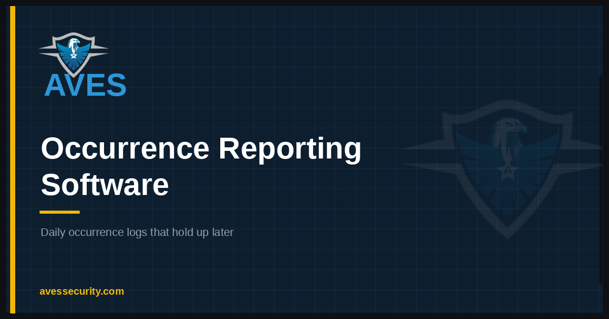 Occurrence Reporting Software: Stop Errors, Build 100% Accountability