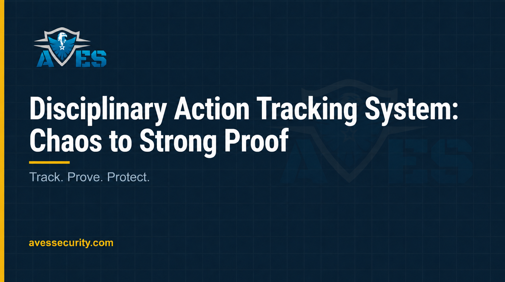 Disciplinary Action Tracking System: Chaos to Strong Proof