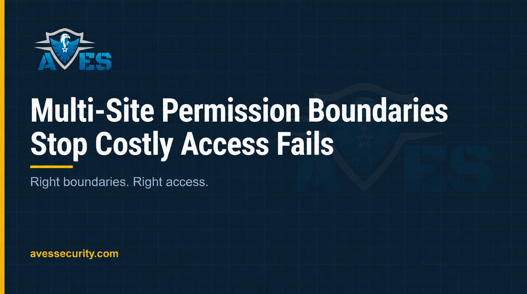 Multi-Site Permission Boundaries Stop Costly Access Fails