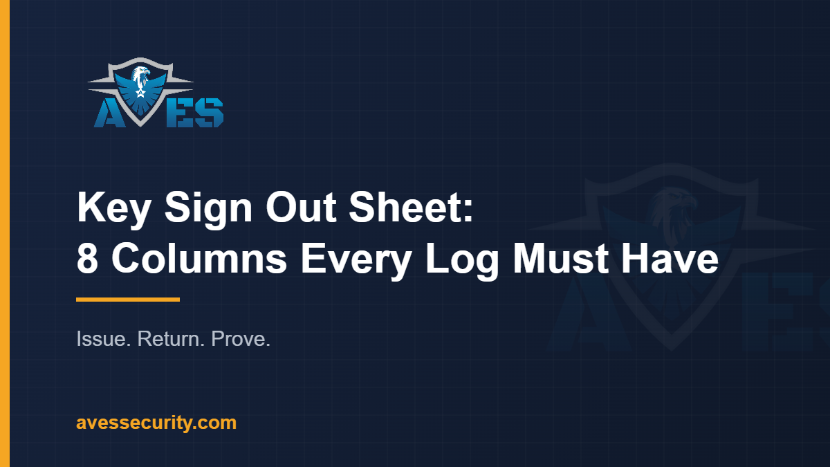 key sign out sheet