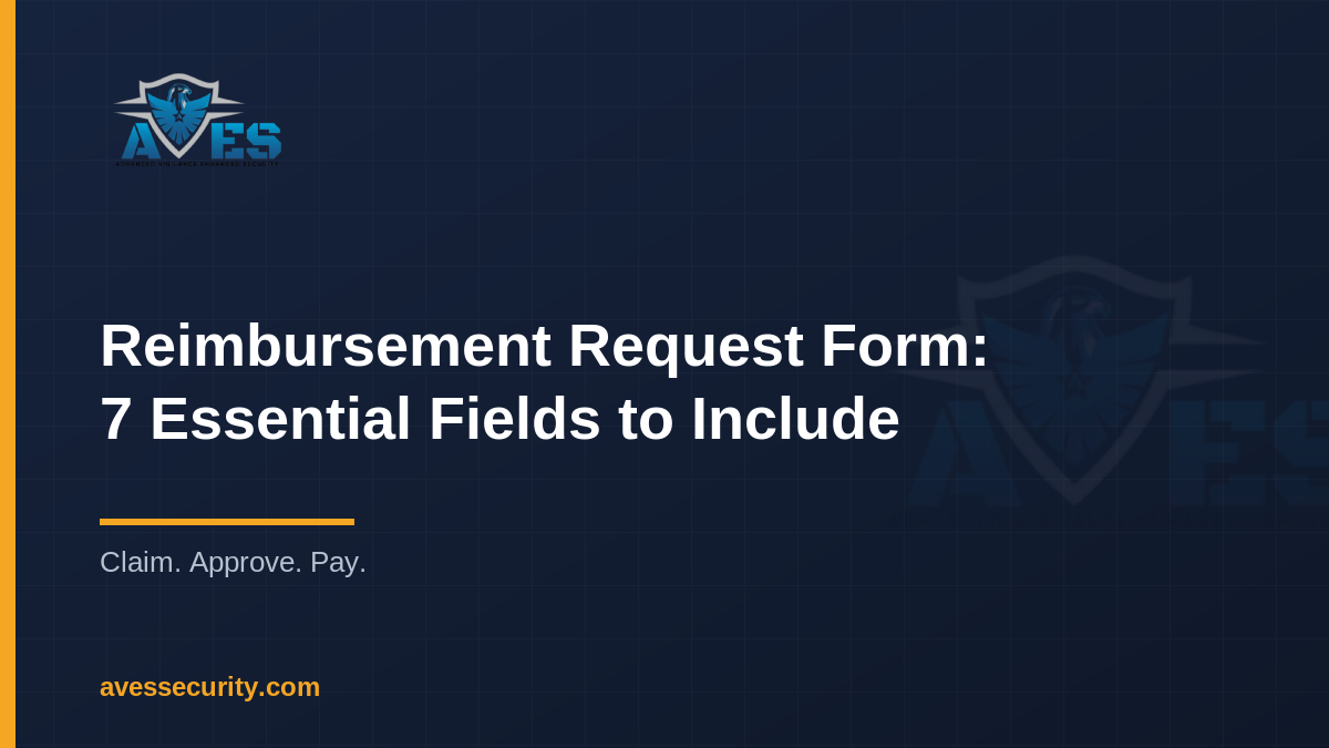 reimbursement request form